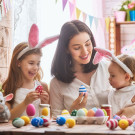 Brincadeiras em família para celebrar a páscoa.